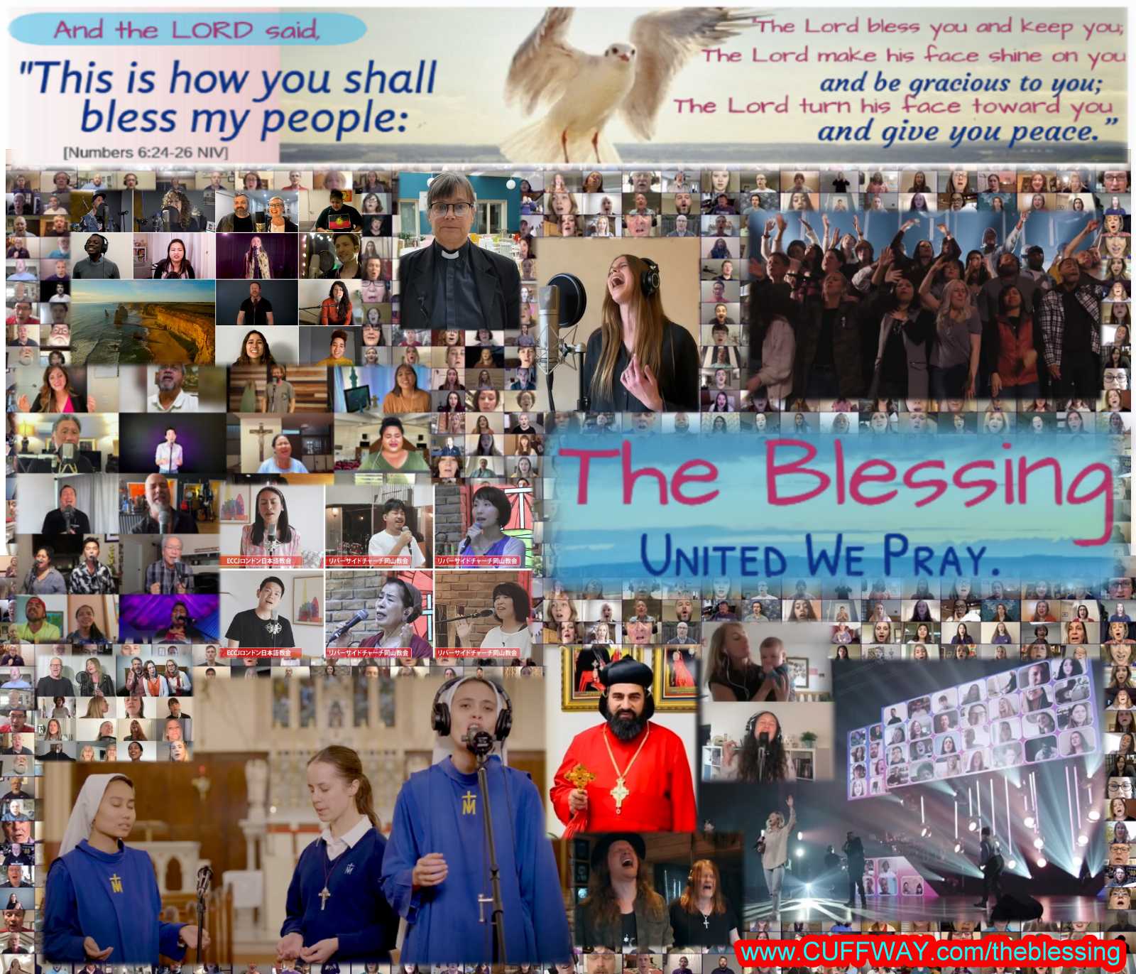 The Blessing ... The Lord said to Moses, Tell Aaron This is how you shall bless my people; The Lord bless you and keep you; the Lord make His face shine on you and and be gracious to you; the Lord turn His face toward you annd give you peace. [Numbers 6;24-26 NIV]